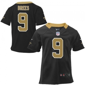 Nike Drew Brees New Orleans Saints Toddler Game Jersey - Black