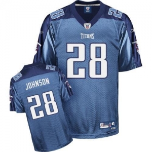 Reebok Chris Johnson Tennessee Titans Premier Tackle Twill Jerse