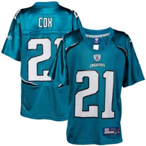 Reebok Derek Cox Jacksonville Jaguars Youth Replica Jersey - Tea