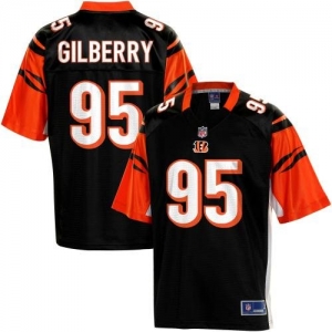 Pro Line Men's Cincinnati Bengals Wallace Gilberry Team Color Je