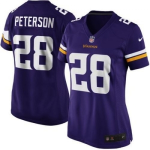 Nike Adrian Peterson Minnesota Vikings Youth Girls 2013 Game Jer