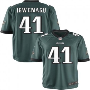 Nike Youth Philadelphia Eagles Emil Igwenagu Team Color Game Jer