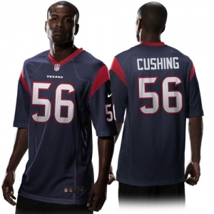 Nike Brian Cushing Houston Texans Game Jersey - Navy Blue