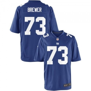 Nike Youth New York Giants James Brewer Team Color Game Jersey