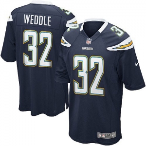 Nike Eric Weddle San Diego Chargers Youth Game Jersey - Navy Blu