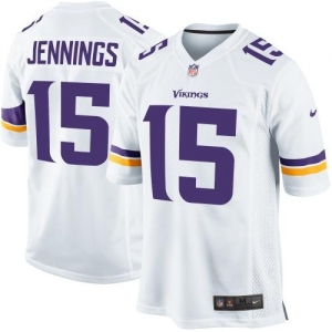 Nike Greg Jennings Minnesota Vikings New 2013 Game Jersey - Whit