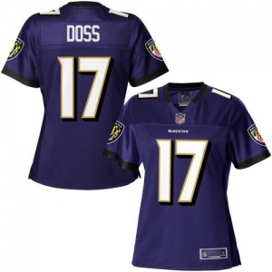 Pro Line Women's Baltimore Ravens Tandon Doss Team Color Jersey