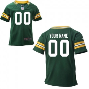 Nike Green Bay Packers Infant Customized Team Color Game Jersey