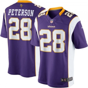 Nike Minnesota Vikings Adrian Peterson Men's Team Color Limited