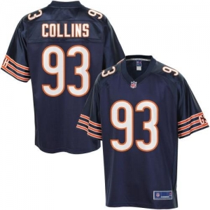 Pro Line Men's Chicago Bears Nate Collins Team Color Jersey