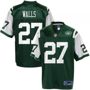 Pro Line Men's New York Jets Darrin Walls Team Color Jersey