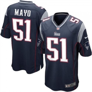 Nike New England Patriots Jerod Mayo Game Jersey