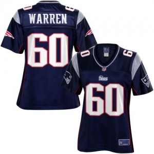 Pro Line Women's New England Patriots Jeremiah Warren Team Color