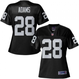 Pro Line Women's Oakland Raiders Phillip Adams Team Color Jersey