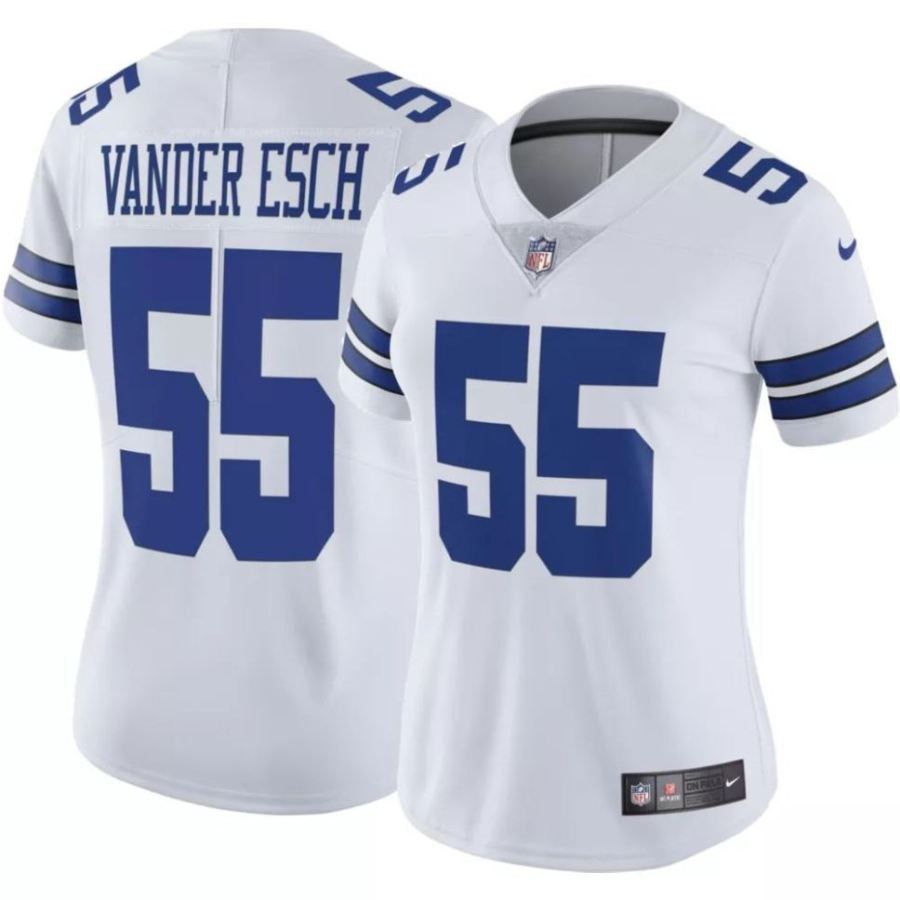 Nike Women's Dallas Cowboys Leighton Vander Esch #55 White Limit