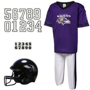 Baltimore Ravens Youth Purple Deluxe Team Uniform Set