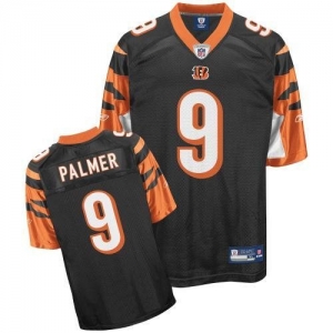 Reebok NFL Equipment Cincinnati Bengals #9 Carson Palmer Black R