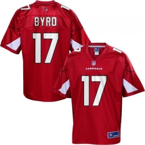 Pro Line Men's Arizona Cardinals LaRon Byrd Team Color Jersey