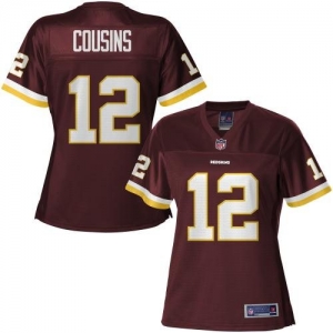 Pro Line Women's Washington Redskins Kirk Cousins Team Color Jer