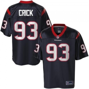 Pro Line Men's Houston Texans Jared Crick Team Color Jersey