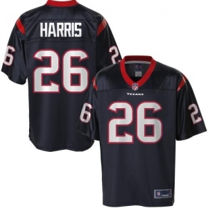 Pro Line Men's Houston Texans Brandon Harris Team Color Jersey