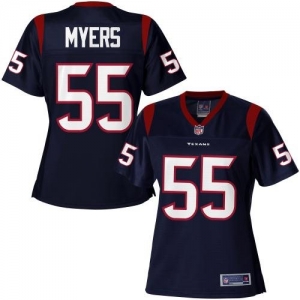 Pro Line Women's Houston Texans Chris Myers Team Color Jersey