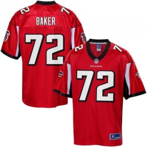 Pro Line Men's Atlanta Falcons Sam Baker Team Color Jersey