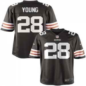 Nike Youth Cleveland Browns Usama Young Team Color Game Jersey