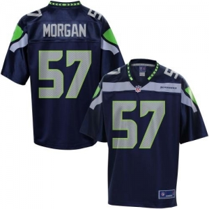 Pro Line Men's Seattle Seahawks Mike Morgan Team Color Jersey