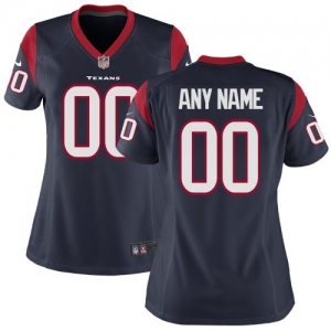 Nike Houston Texans Women's Custom Game Jersey - Navy Blue