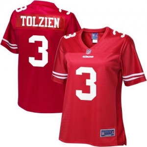 Pro Line Women's San Francisco 49ers Scott Tolzien Team Color Je