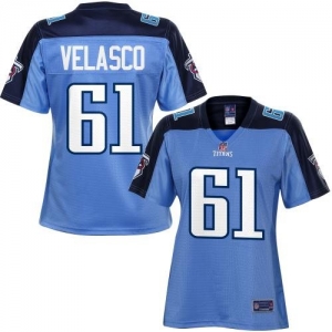 Pro Line Women's Tennessee Titans Fernando Velasco Team Color Je