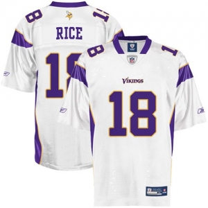 Reebok Sidney Rice Minnesota Vikings Replica Jersey - White