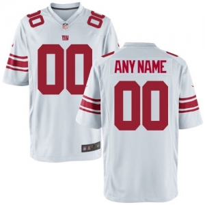 Nike New York Giants Custom Game Jersey - White