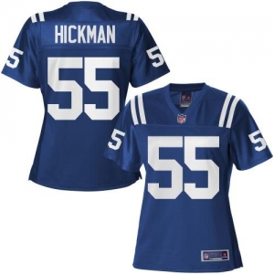 Pro Line Women's Indianapolis Colts Justin Hickman Team Color Je