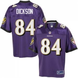 Pro Line Men's Baltimore Ravens Ed Dickson Team Color Jersey