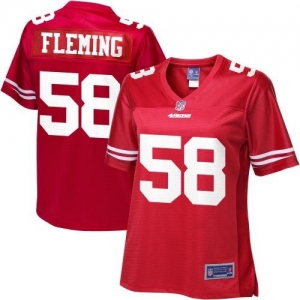 Pro Line Women's San Francisco 49ers Darius Fleming Team Color J