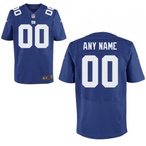 Nike New York Giants Customized Elite Jersey - Royal Blue