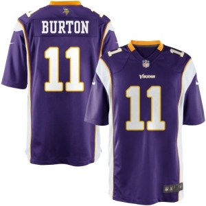 Nike Youth Minnesota Vikings Stephen Burton Team Color Game Jers