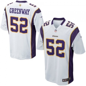 Nike Chad Greenway Minnesota Vikings Game Jersey - White