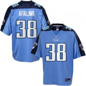 Pro Line Men's Tennessee Titans Al Afalava Team Color Jersey