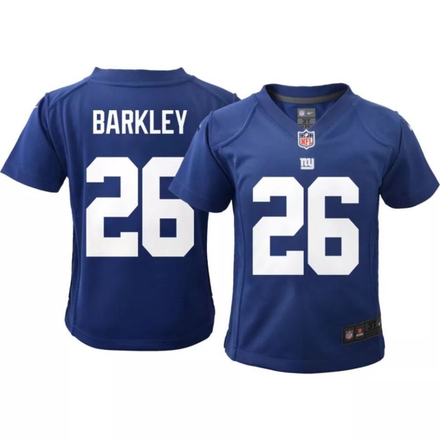 Nike Boys' New York Giants Saquon Barkley #26 Royal Game Jersey