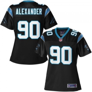 Pro Line Women's Carolina Panthers Frank Alexander Team Color Je