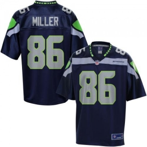 Pro Line Men's Seattle Seahawks Zach Miller Team Color Jersey