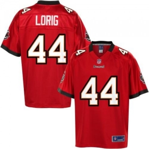 Pro Line Men's Tampa Bay Buccaneers Erik Lorig Team Color Jersey