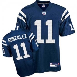 Reebok Indianapolis Colts #11 Anthony Gonzalez Royal Blue Replic