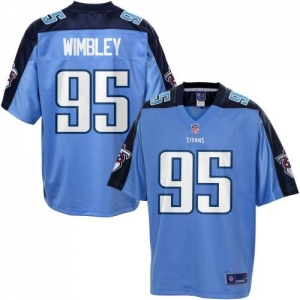 Pro Line Men's Tennessee Titans Kamerion Wimbley Team Color Jers