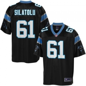 Pro Line Men's Carolina Panthers Amini Silatolu Team Color Jerse