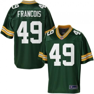 Pro Line Men's Green Bay Packers Robert Francois Team Color Jers