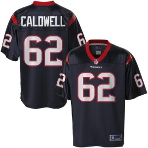 Pro Line Men's Houston Texans Antoine Caldwell Team Color Jersey